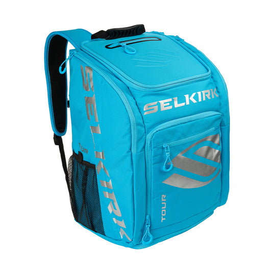 Selkirk Core Line Tour Pickleball Backpack in blue front view
