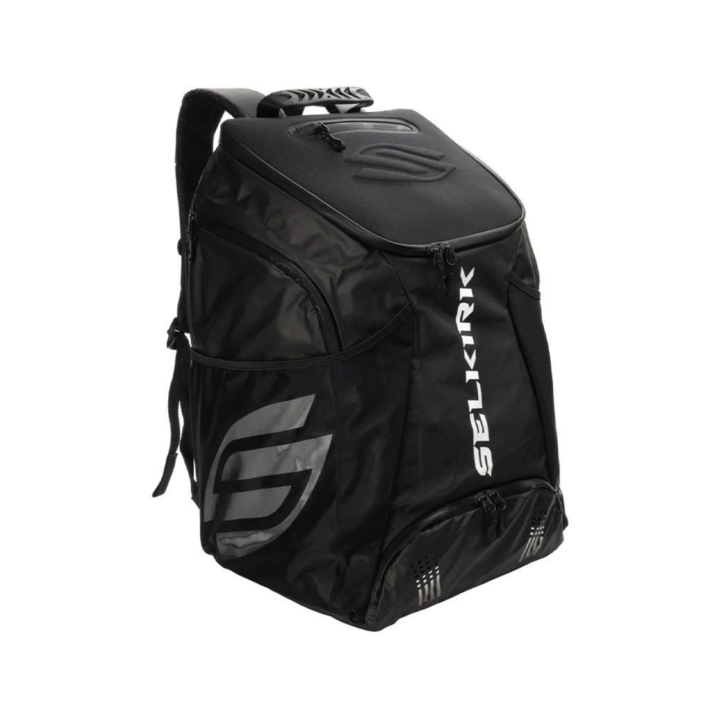 Selkirk Pro Line Tour Pickleball Backpack in black front view