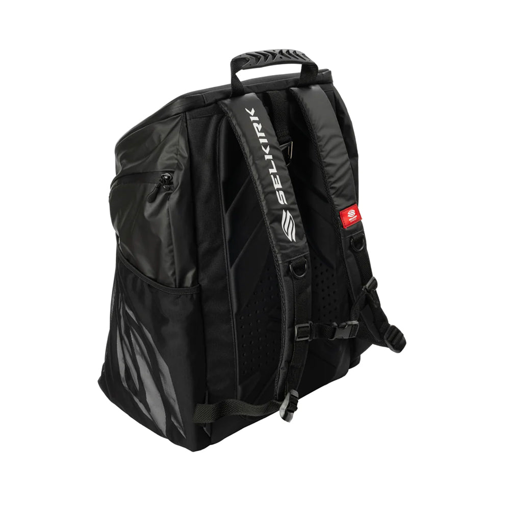Selkirk Pro Line Tour Pickleball Backpack in black back view