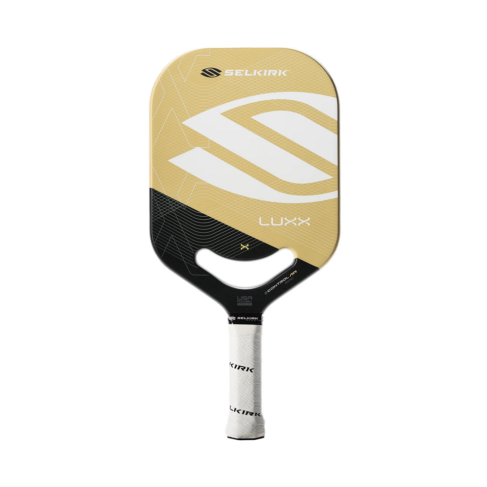 Selkirk Luxx Epic Pickleball Paddle in gold front view 2