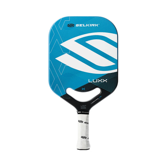 Selkirk LUXX S2 Control Air Pickleball Paddle in blue front view