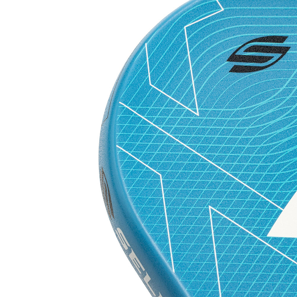 Selkirk LUXX S2 Control Air Pickleball Paddle in blue top face view