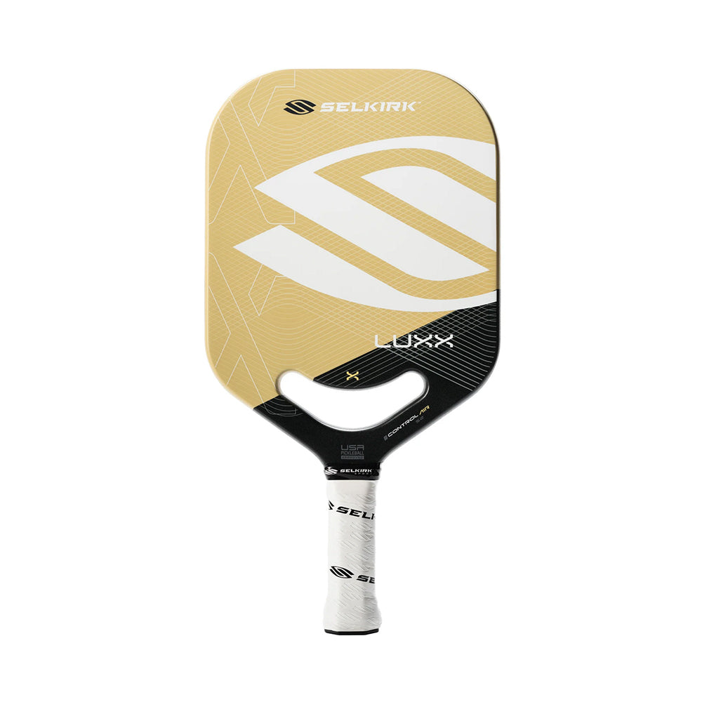 Selkirk LUXX S2 Control Air Pickleball Paddle in gold front view
