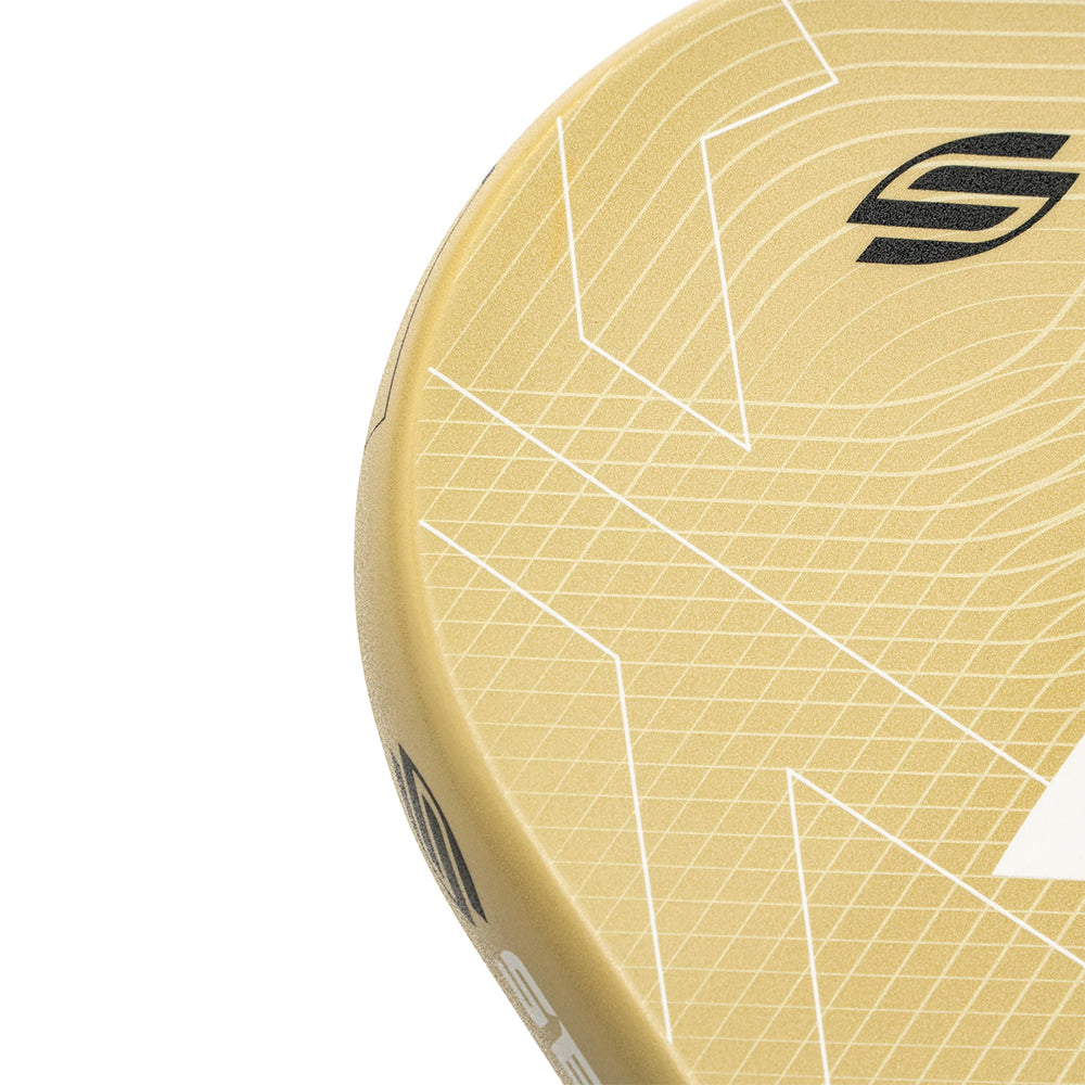 Selkirk LUXX S2 Control Air Pickleball Paddle in gold top face view
