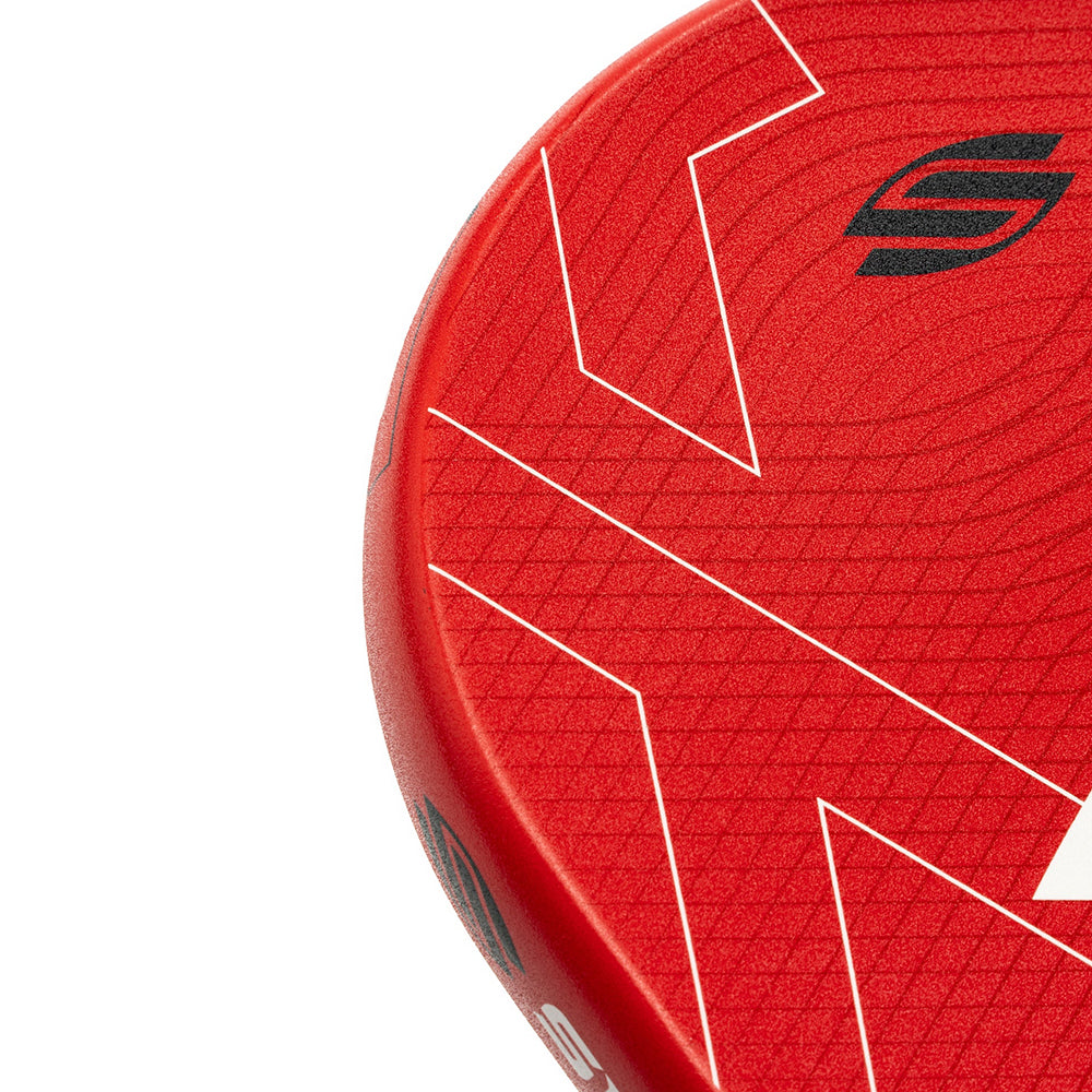 Selkirk LUXX S2 Control Air Pickleball Paddle in red top face view