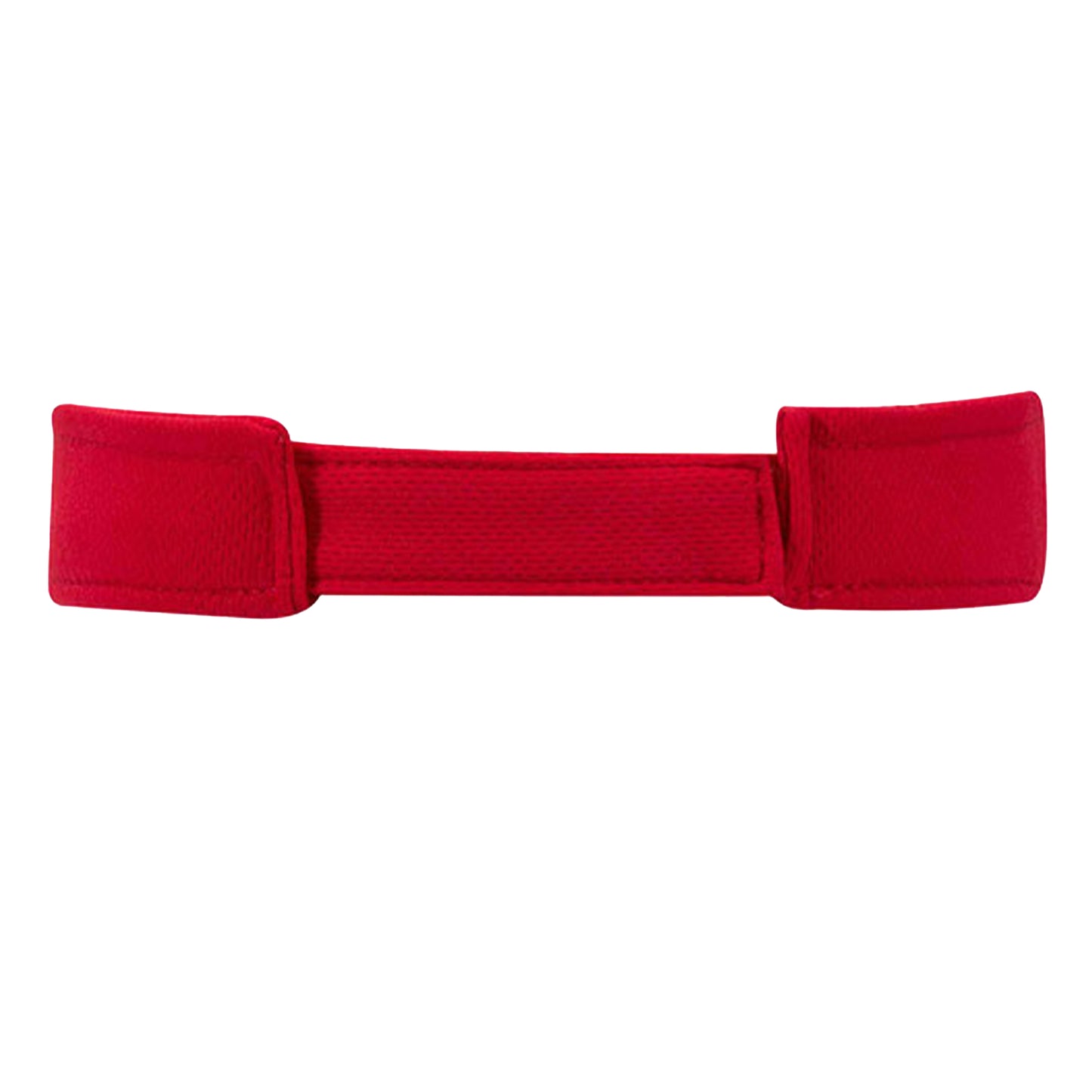 CP Parenteau pickleball athletic performance visor in red front view white logo