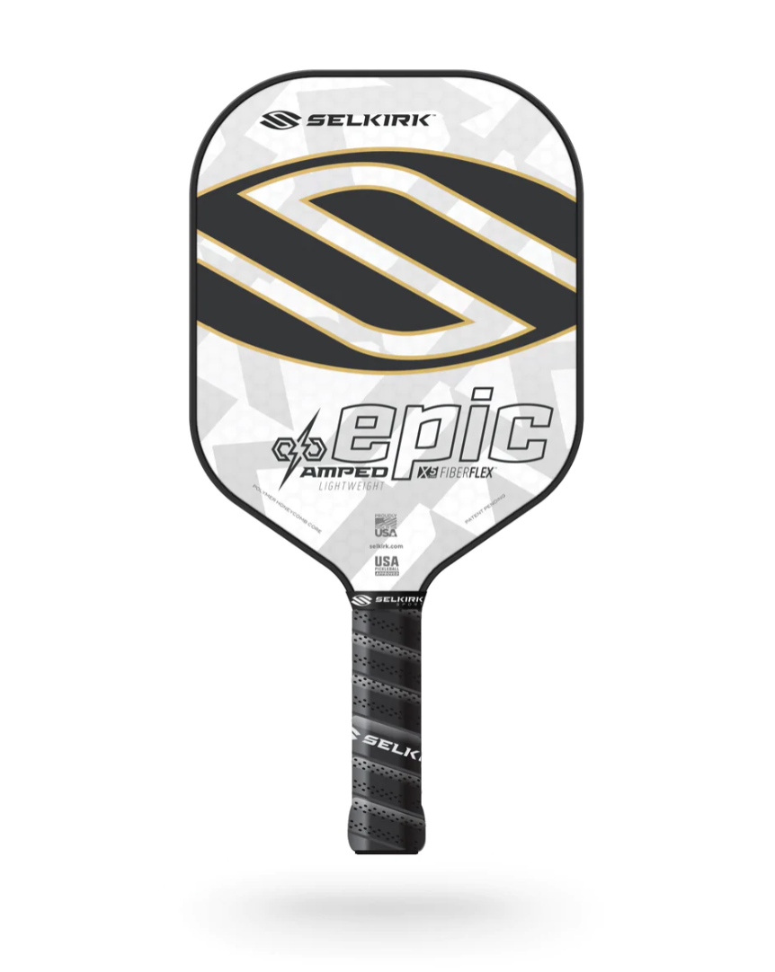 Selkirk AMPED Epic pickleball paddle in white