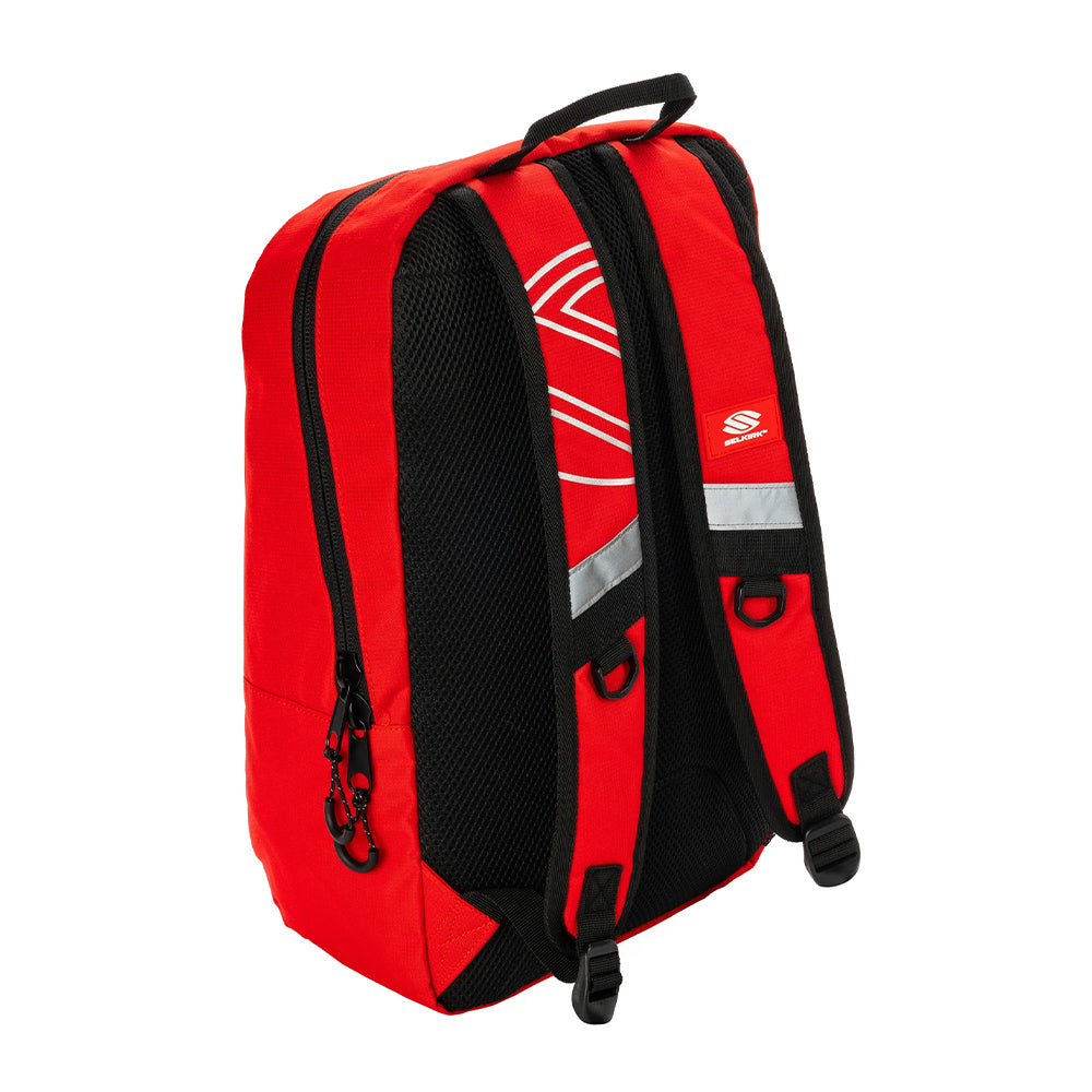 Selkirk Core Line Day Pickleball Backpack in red back view