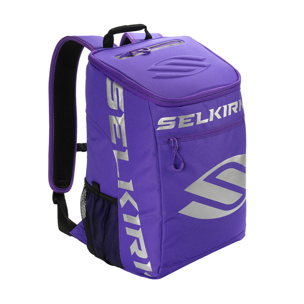 Selkirk Core Line Team Pickleball Backpack in purple front view