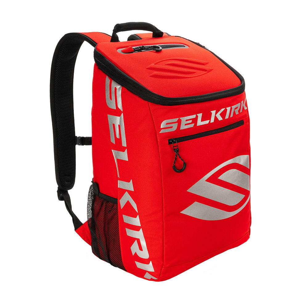 Selkirk Core Line Team Pickleball Backpack in red front view