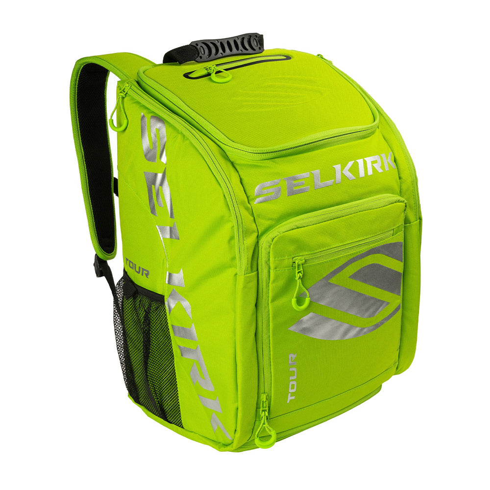 Selkirk Core Line Tour Pickleball Backpack in green front view