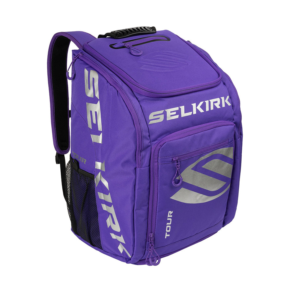 Selkirk Core Line Tour Pickleball Backpack in purple front view