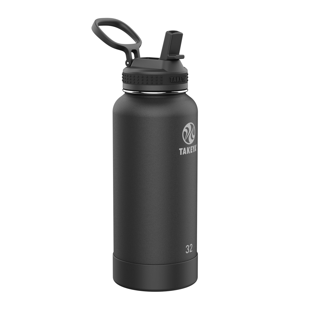 32 oz. Water Bottle with built in straw -18 colors available