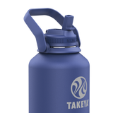 Takeya Actives Pickleball 64oz Wide Handle Straw Bottle Newman