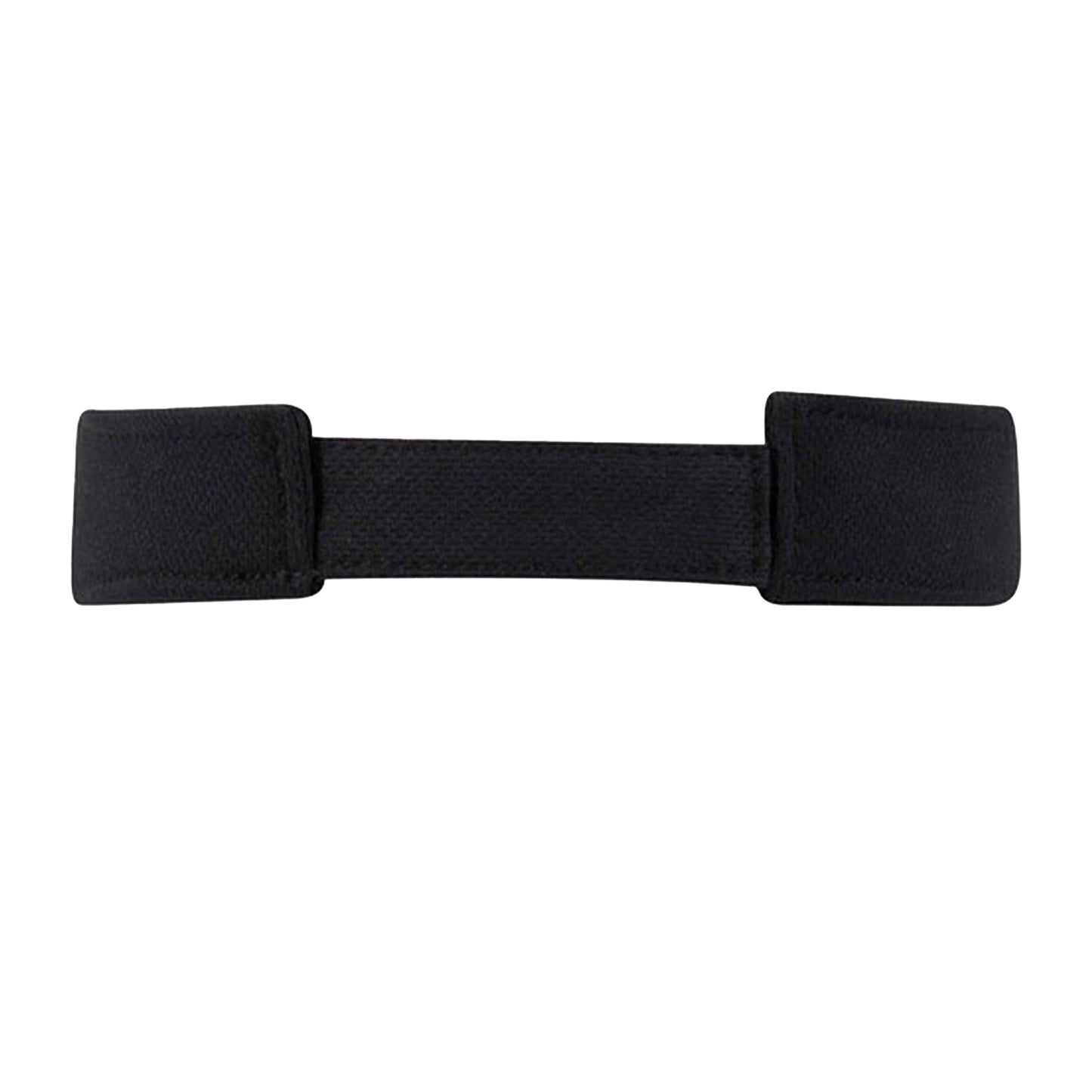 CP Parenteau pickleball athletic performance visor in black front view black logo