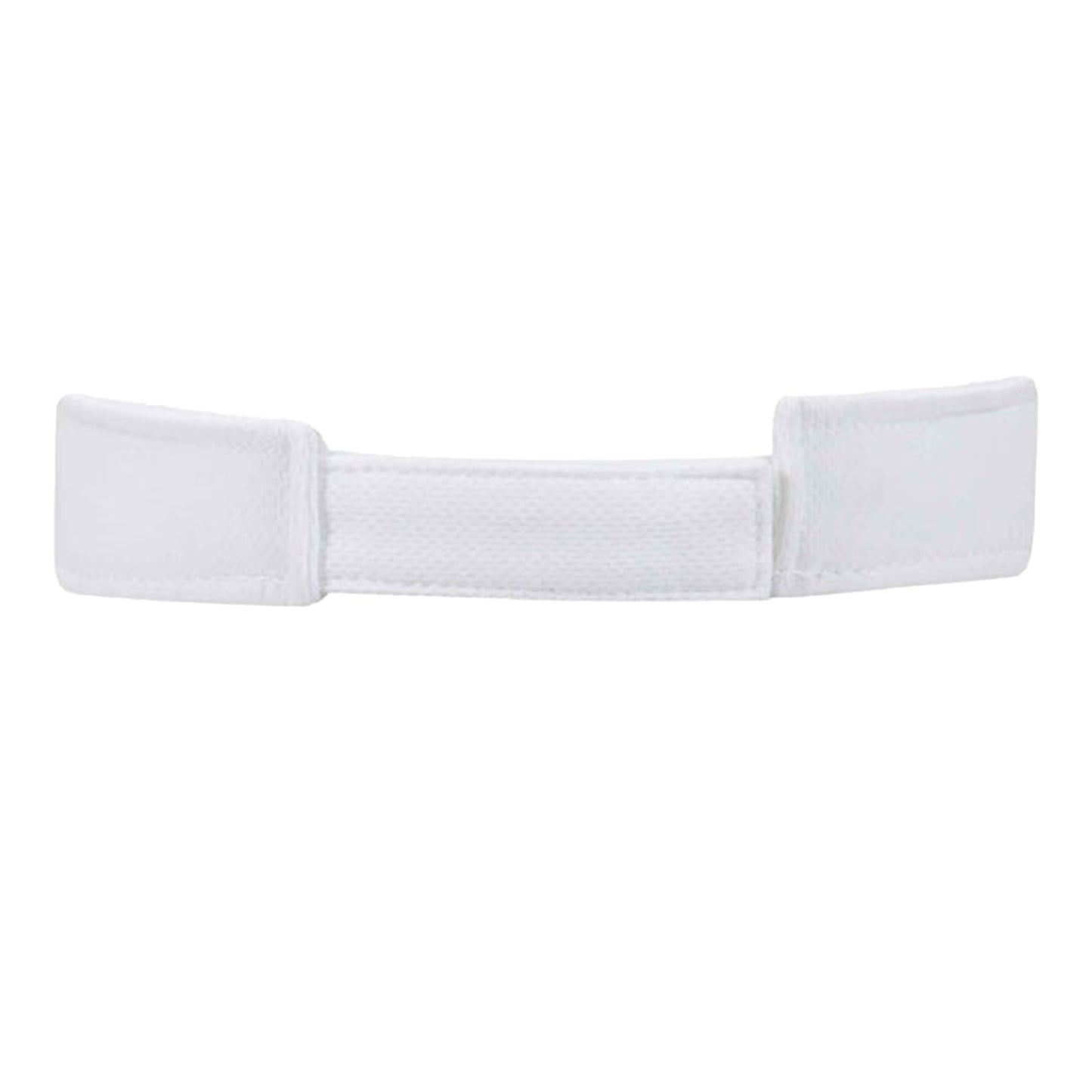 CP Parenteau pickleball athletic performance visor in white back view blue logo