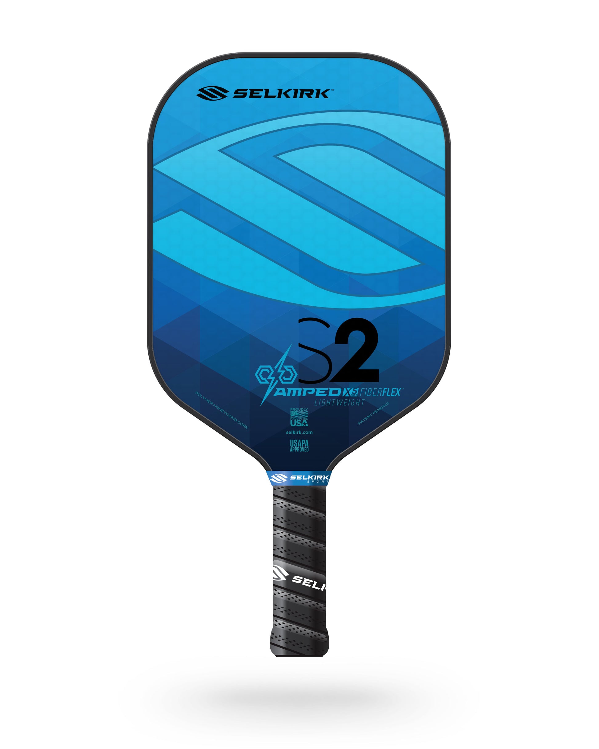 Selkirk AMPED S2 Pickleball Paddle in blue and teal