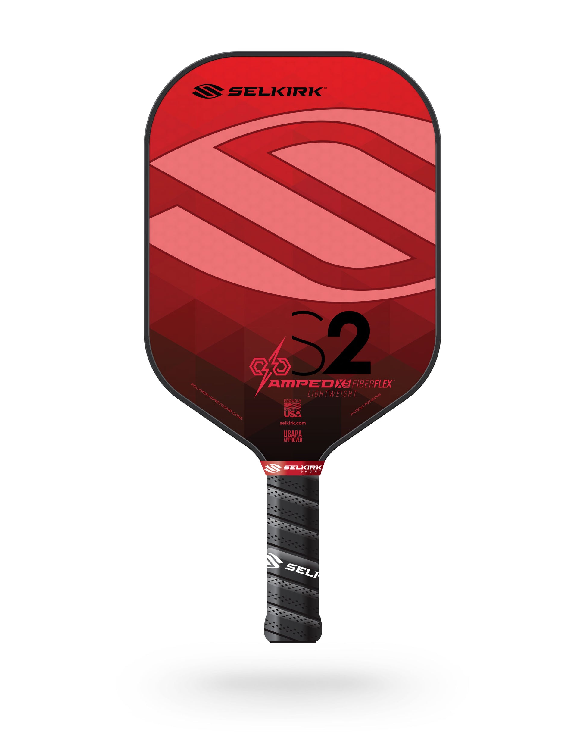 Selkirk AMPED S2 Pickleball Paddle in red and pink
