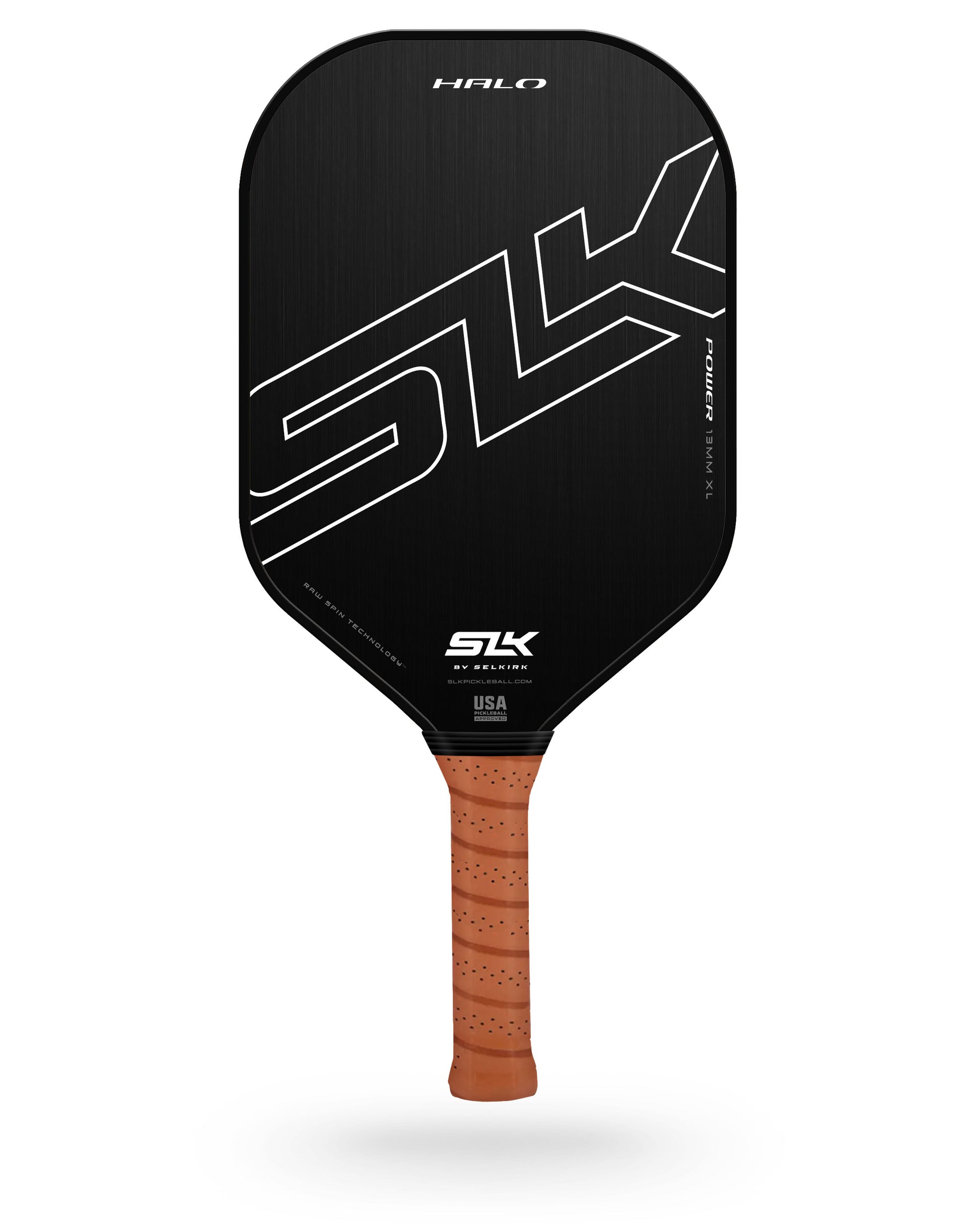 Selkirk SLK Halo Power XL Pickleball Paddle in black front view